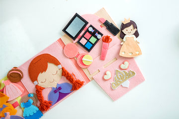 The Princess Dressing Room Quiet Book, Felt Activity For Little Girl