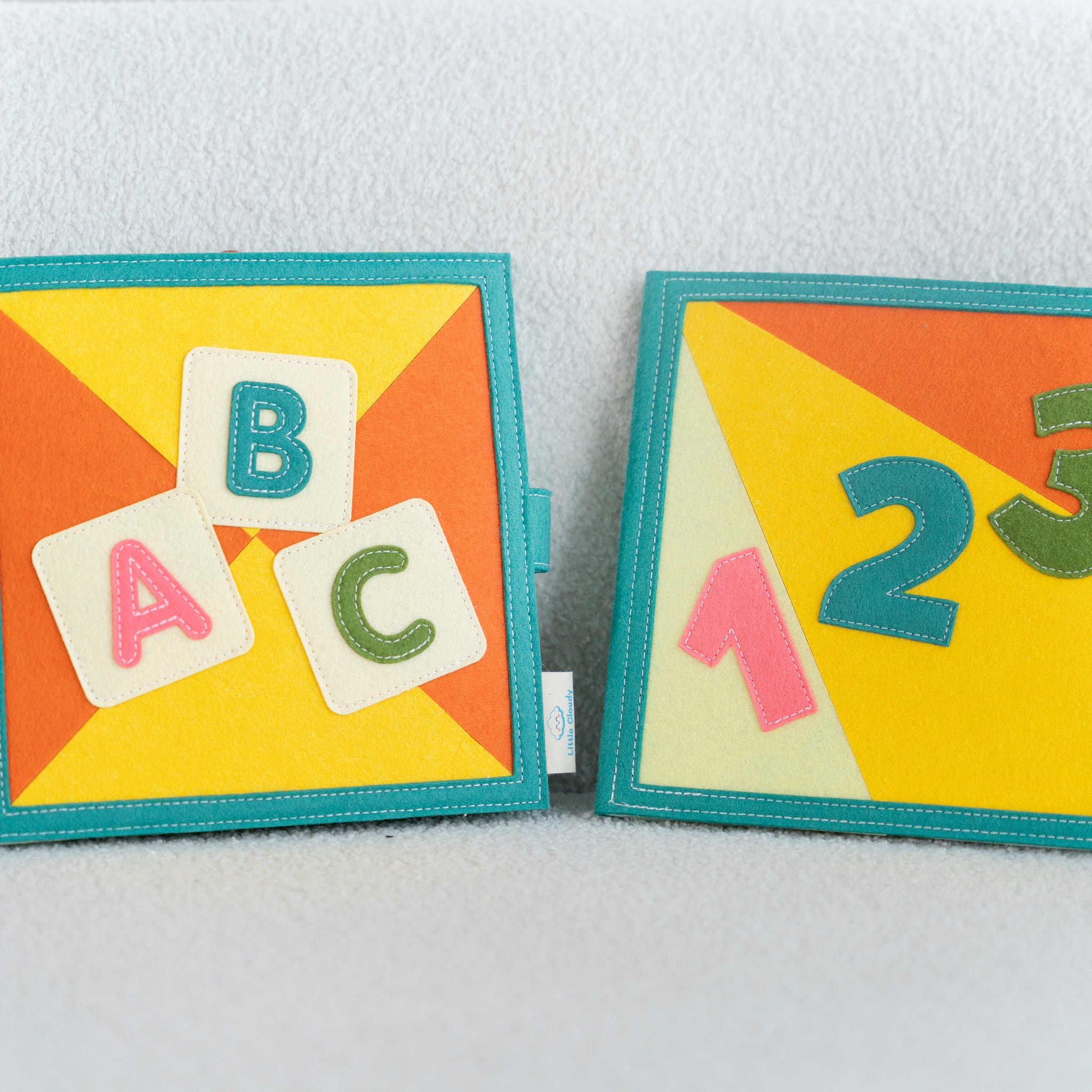 Toddlers and Letters: Exploring Alphabet Busy Books, Felt Handmade Book