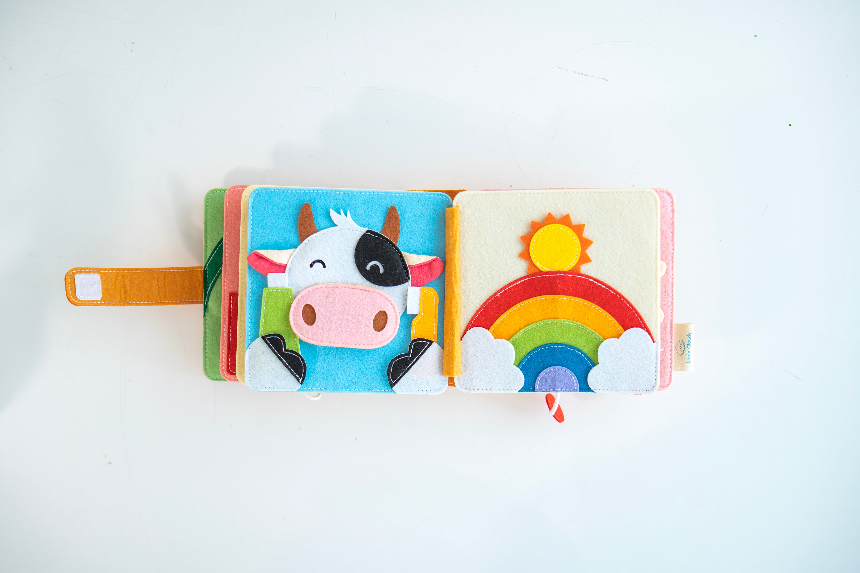 Happy Quiet Book | Handmade Quiet Book | Little Cloudy